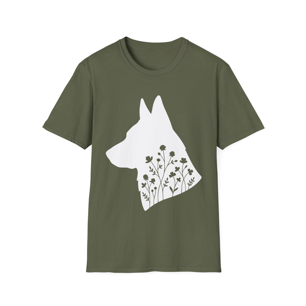 German Shepherd Flowers