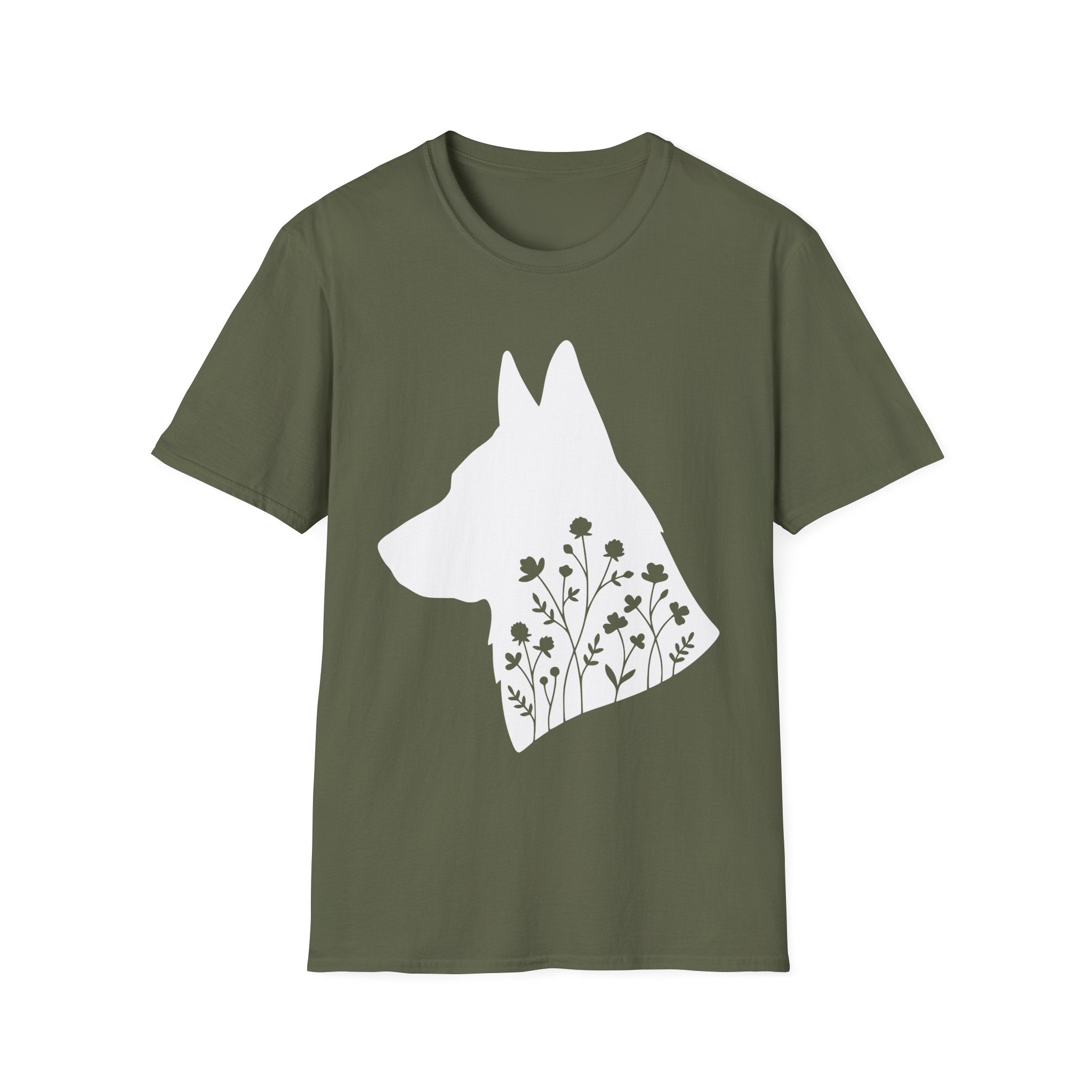 German Shepherd Flowers