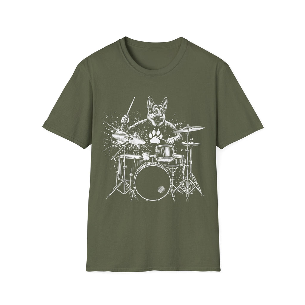 German Shepherd Drummer