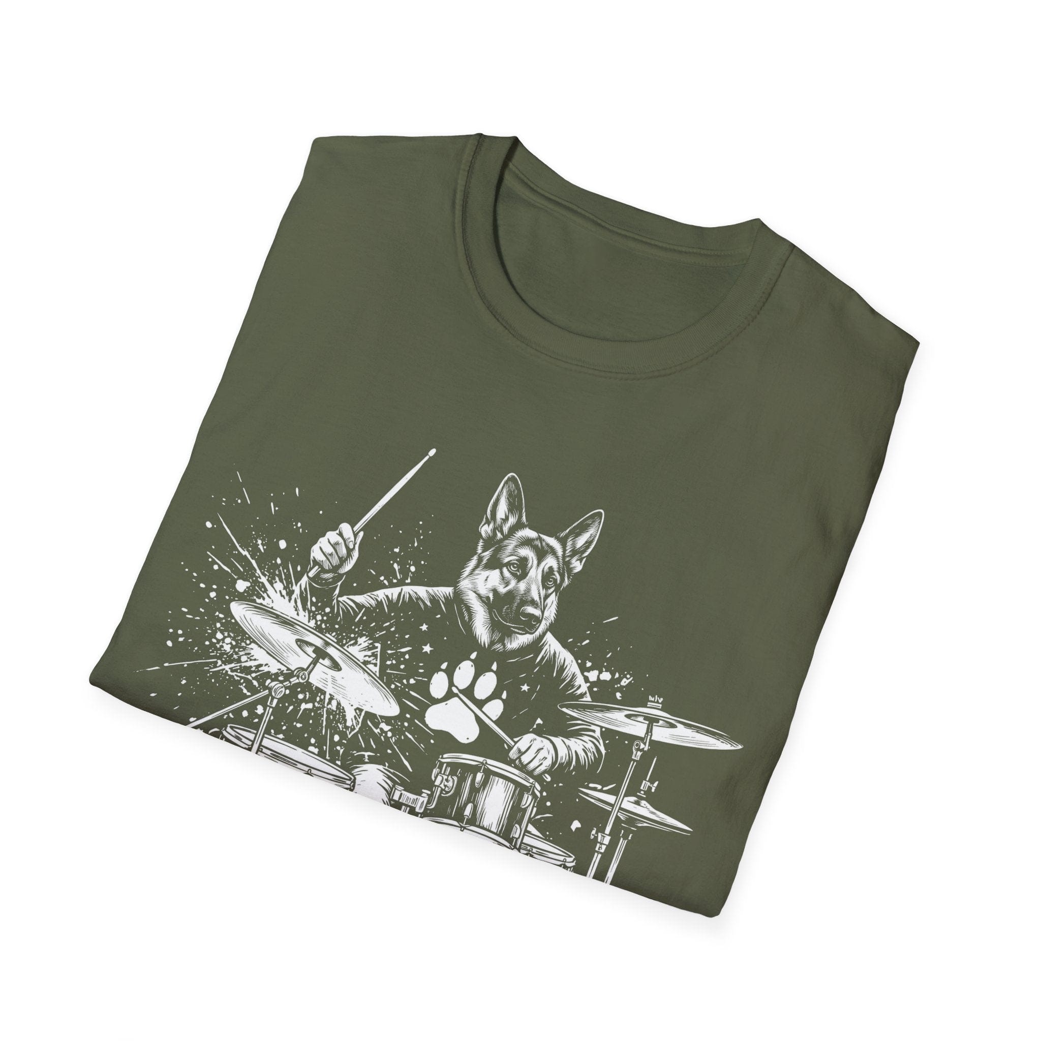 German Shepherd Drummer