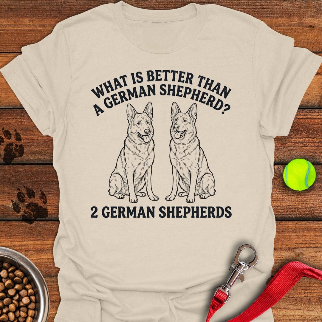 2 German Shepherds Natural