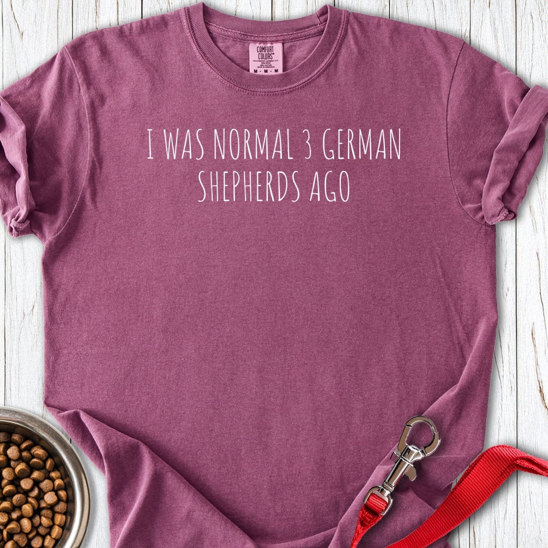 3 German Shepherds Premium Tee Berry