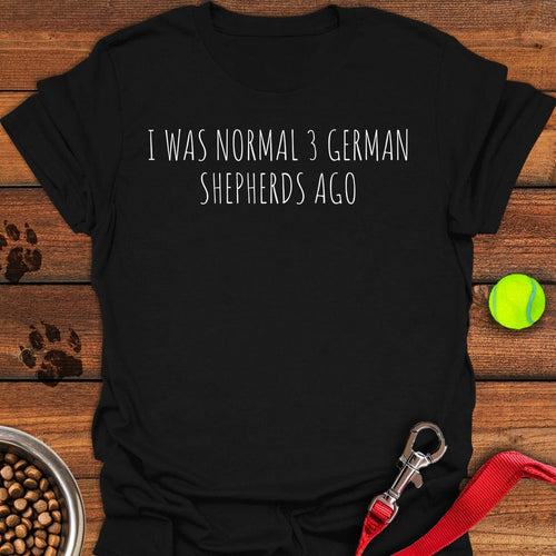 3 German Shepherds Black