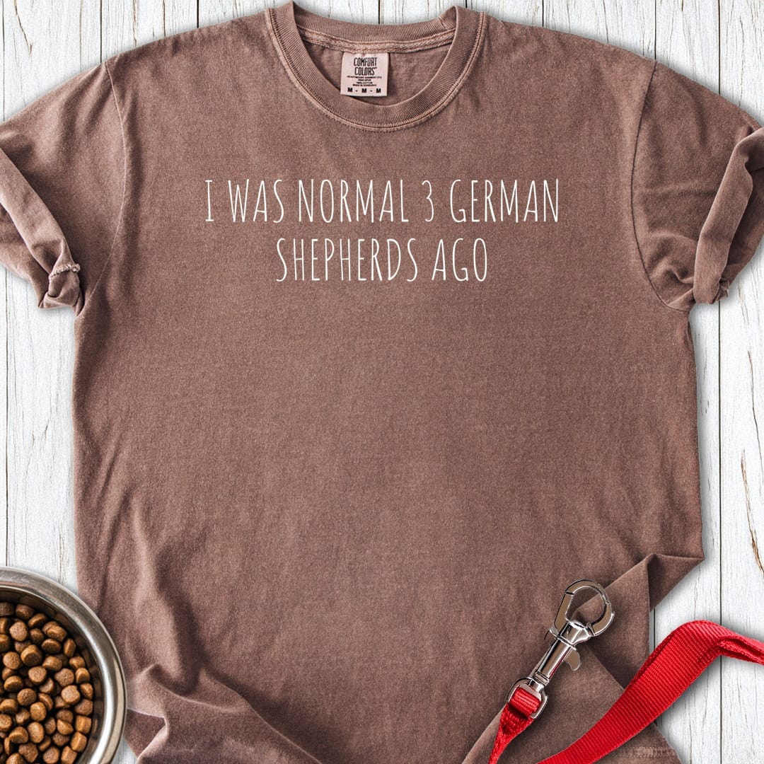 3 German Shepherds Premium Tee Espresso