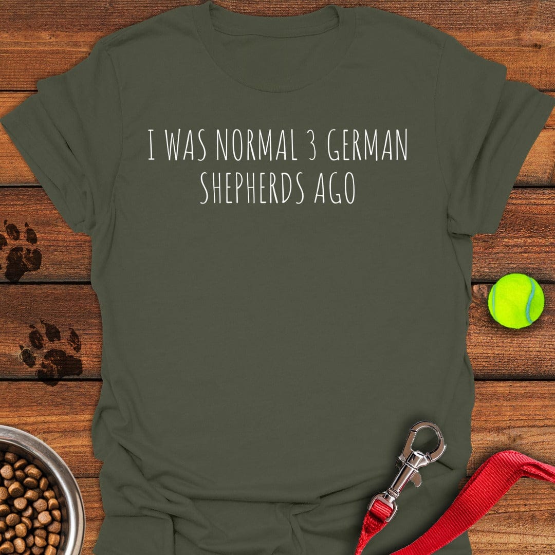 3 German Shepherds Military Green