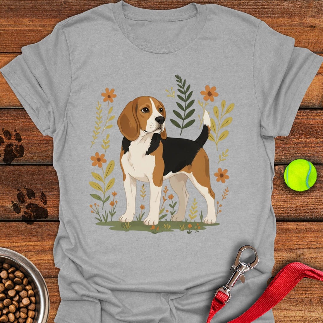 Beagle Flowers Sport Grey