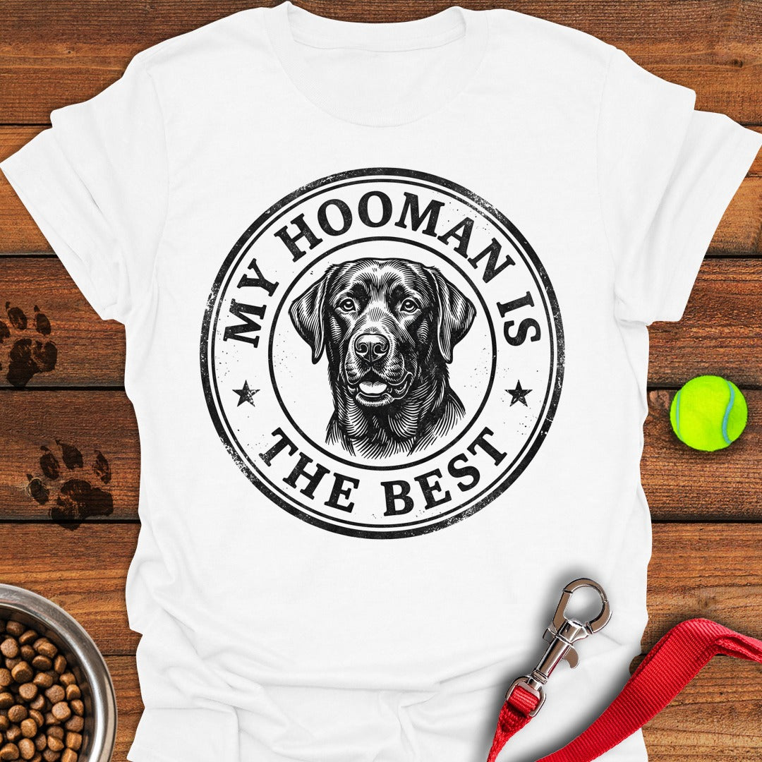 Best Hooman Black Lab White