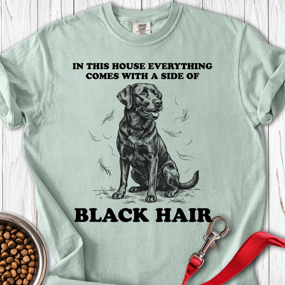 Black Hair Labrador Premium Tee Bay