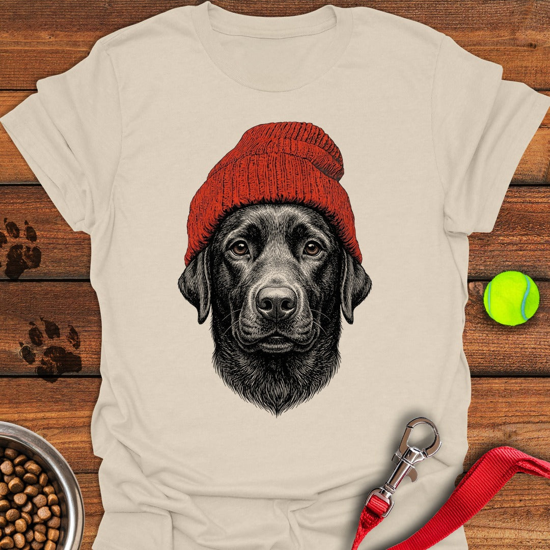 Black Lab Beanie Natural