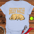 Dilly Dally Golden Retriever Light Blue