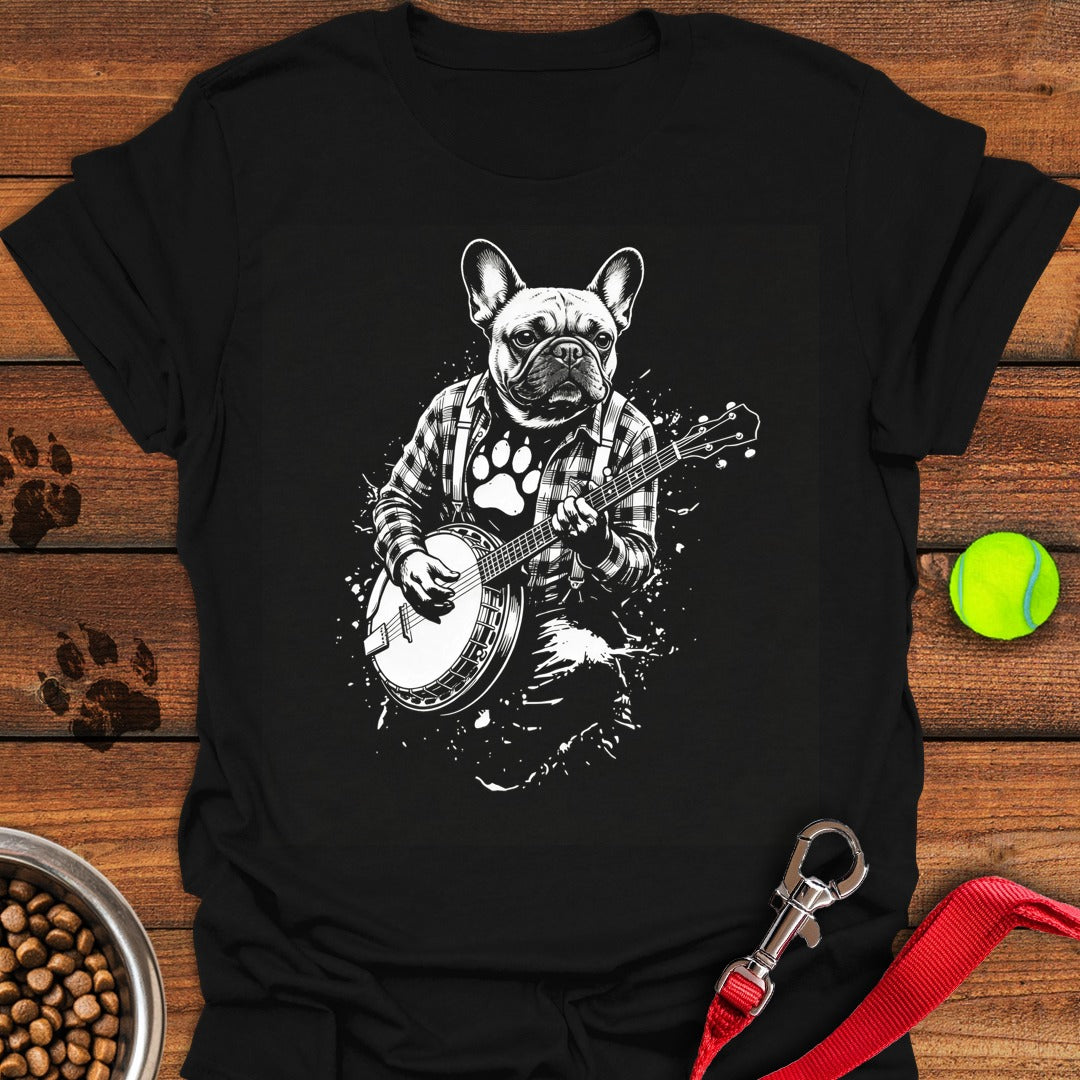 French Bulldog Banjo Black