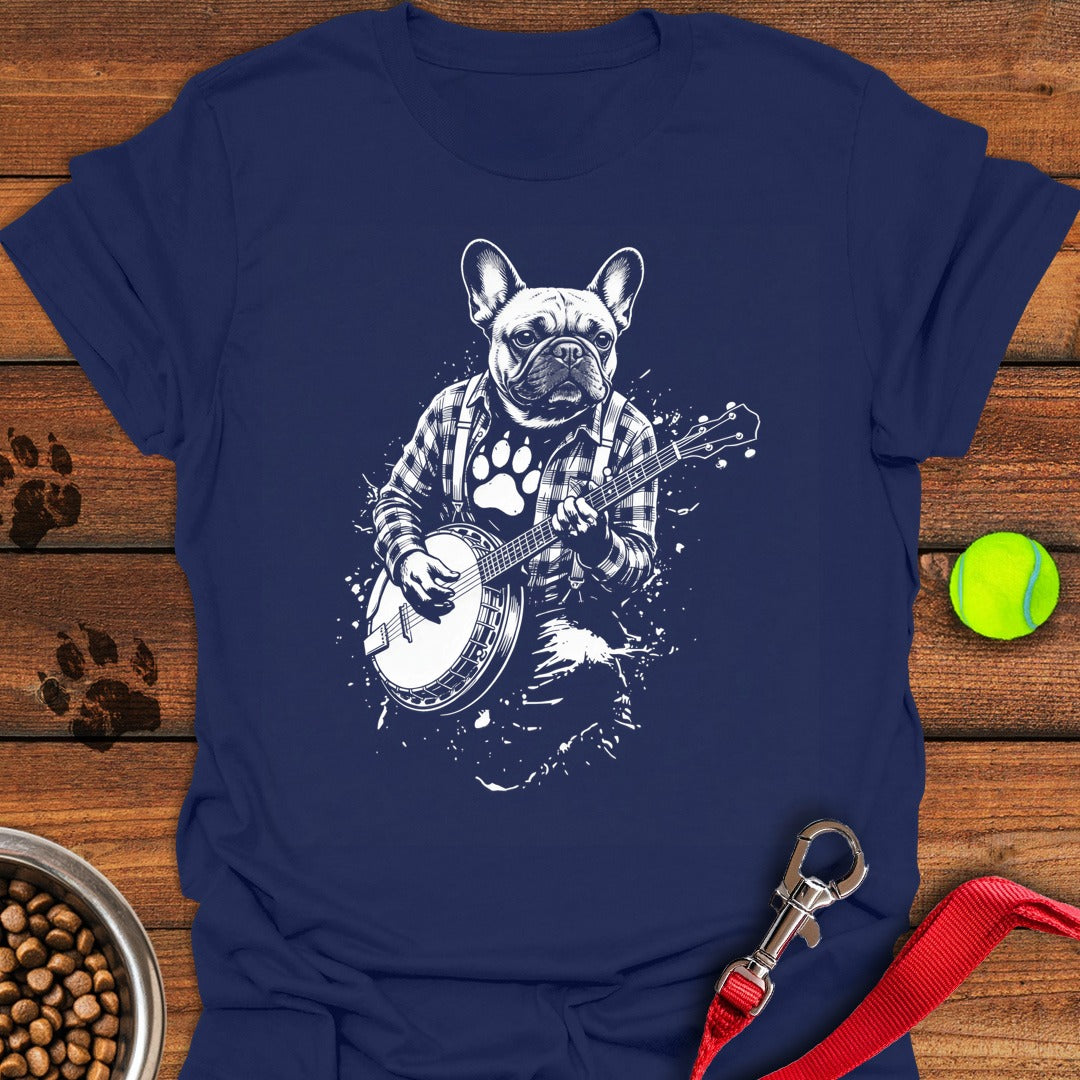 French Bulldog Banjo Navy