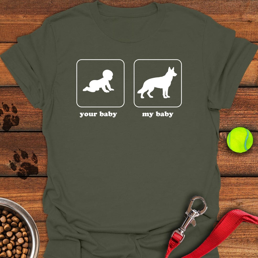 German Shepherd Baby Military Green