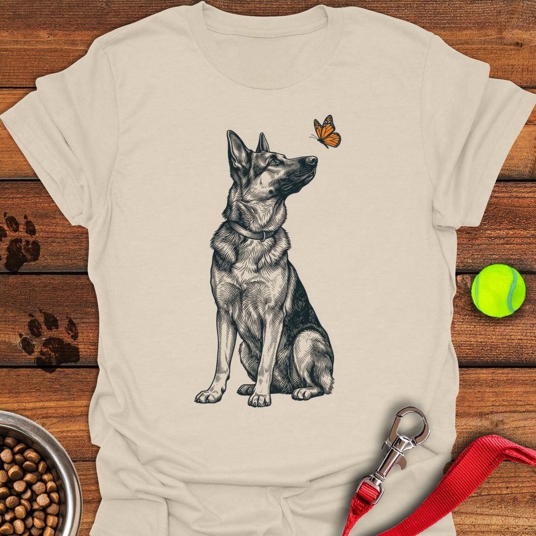 German Shepherd Butterfly Natural
