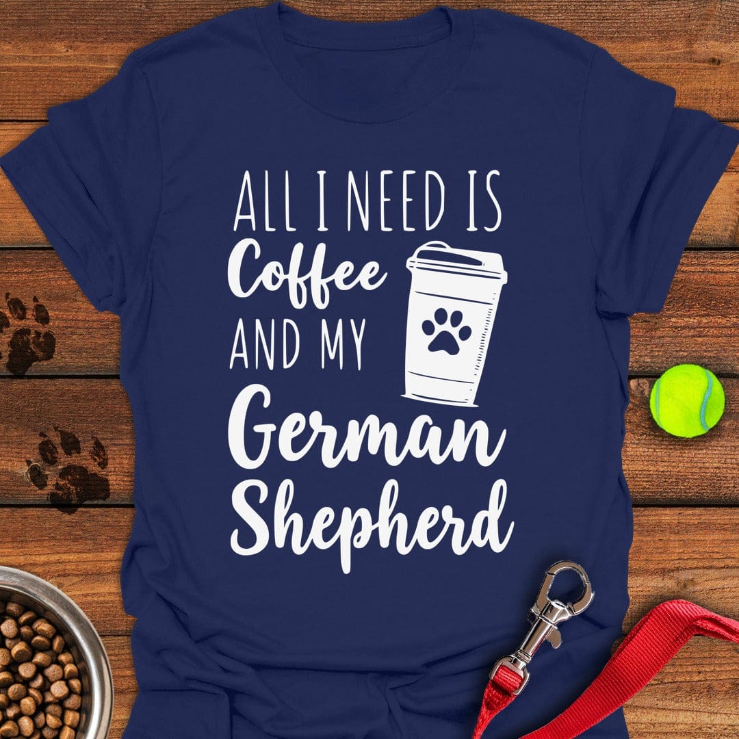 German Shepherd Coffee Navy