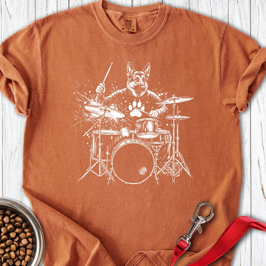German Shepherd Drummer Yam