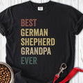 German Shepherd Grandpa Premium Tee Black