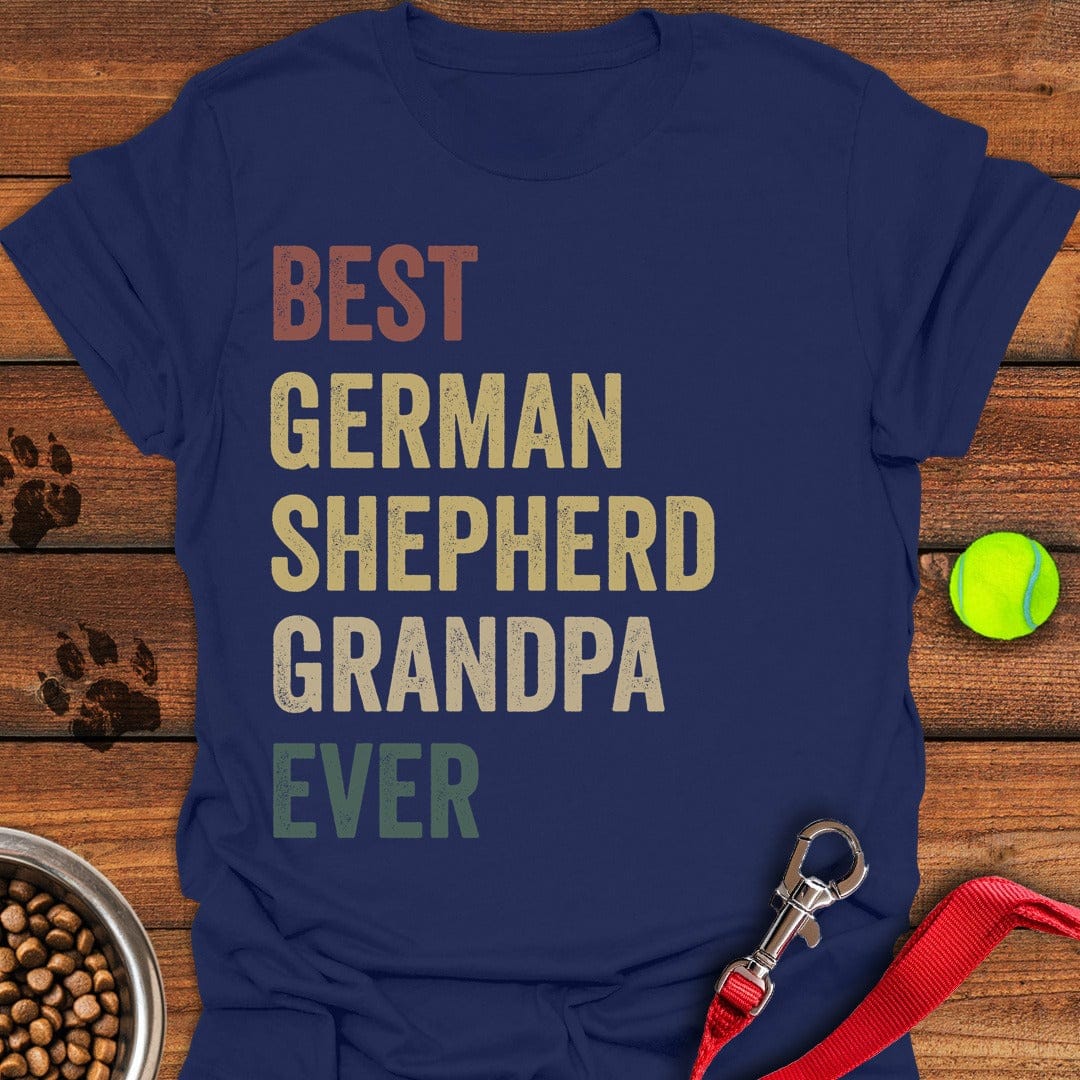 German Shepherd Grandpa Navy