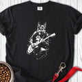 German Shepherd Guitar Premium Tee Black