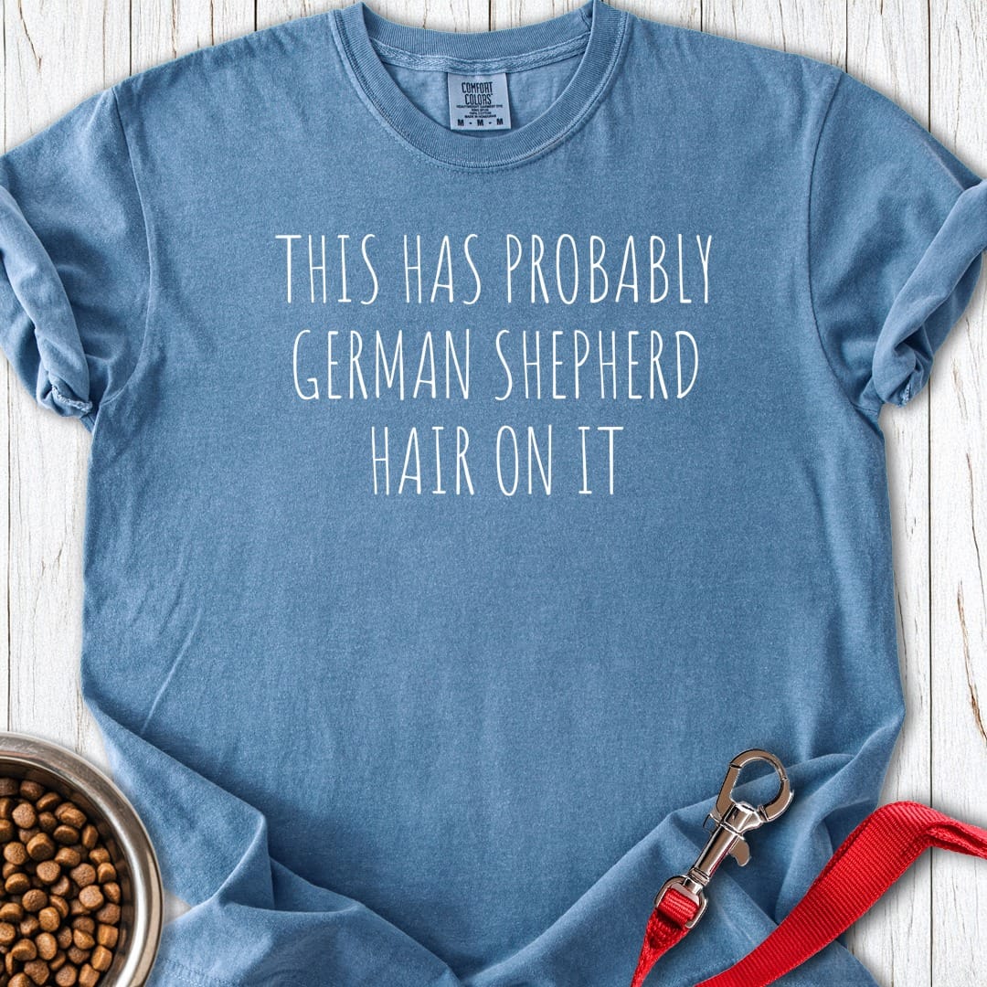German Shepherd Hair Premium Tee Blue Jean