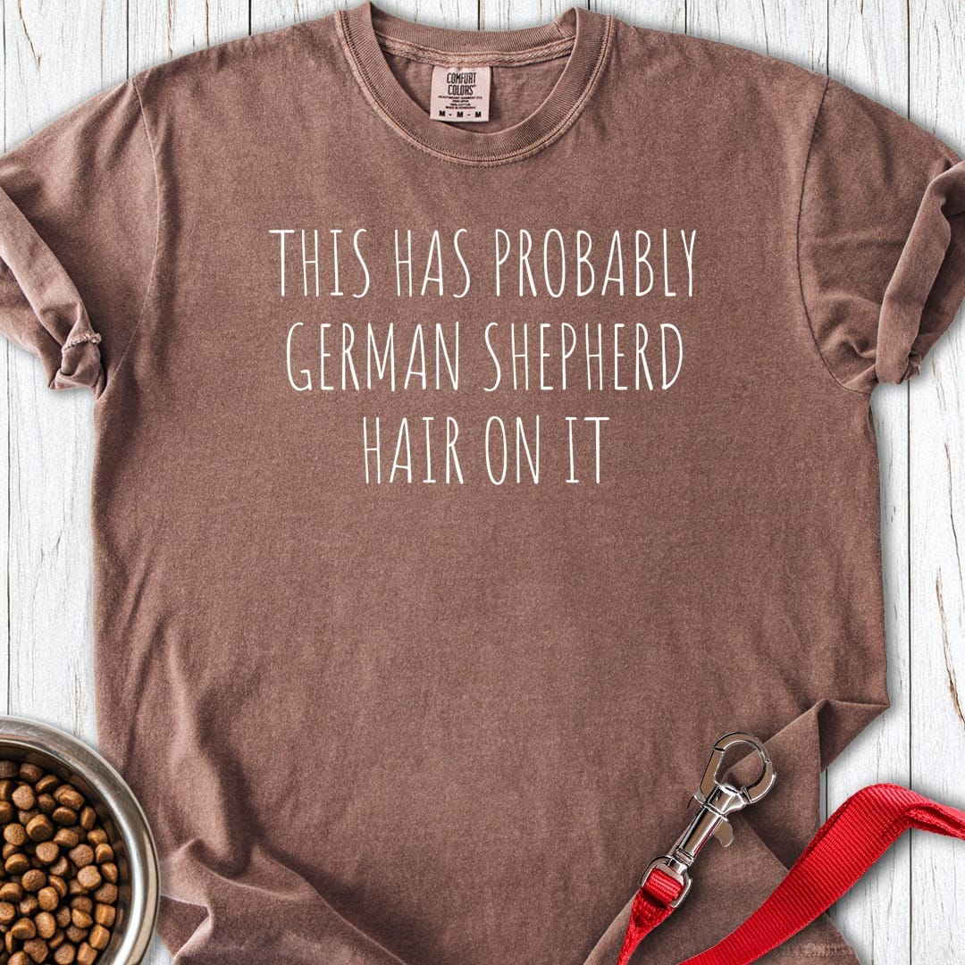 German Shepherd Hair Premium Tee Espresso