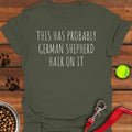 German Shepherd Hair Military Green