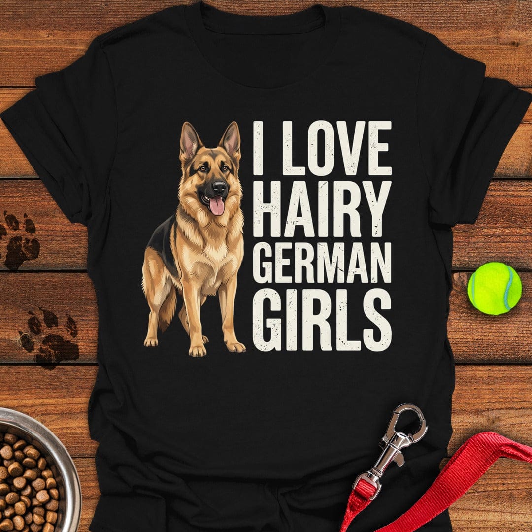German Shepherd Hairy German Girls Black