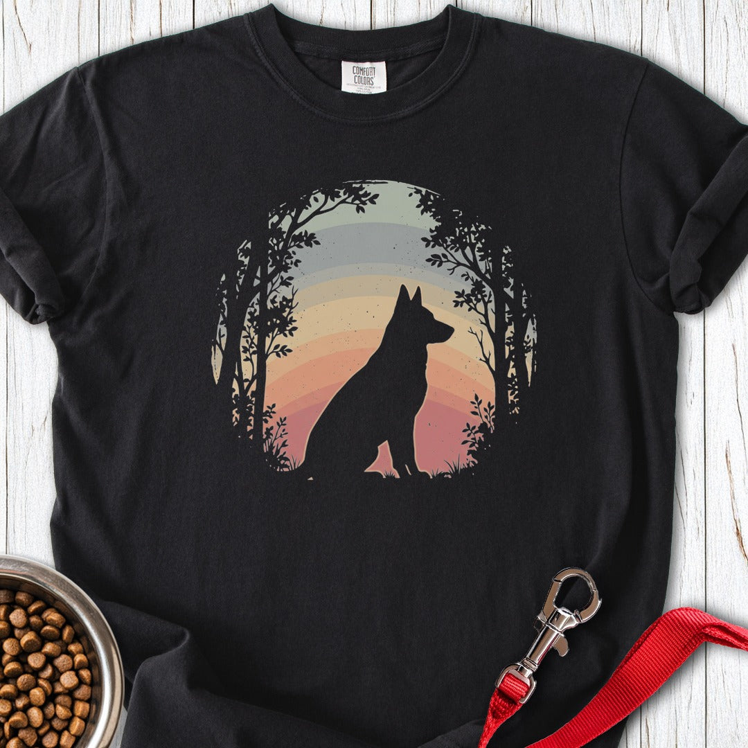 German Shepherd Nature Premium Tee Black