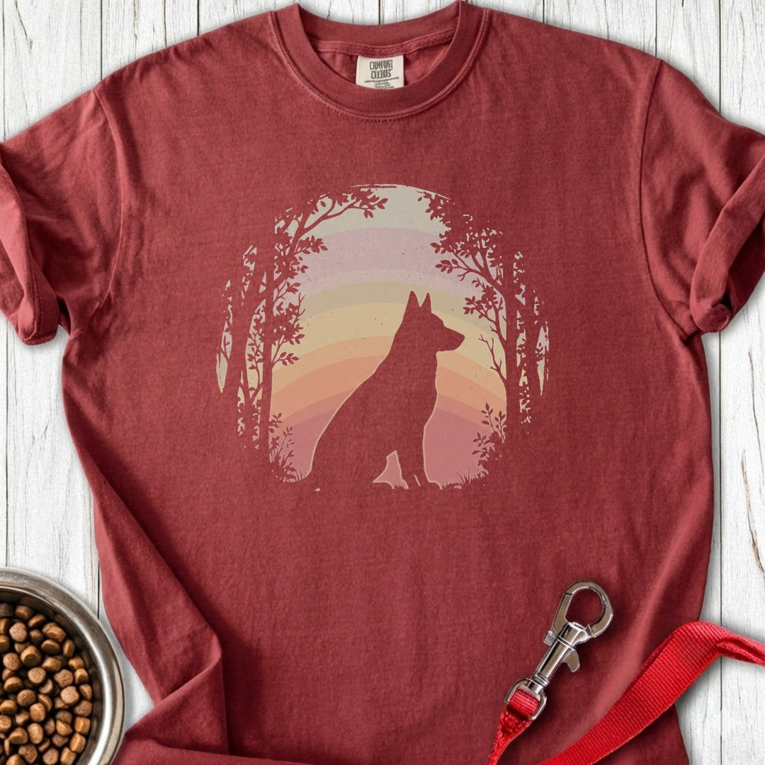 German Shepherd Nature Premium Tee Brick