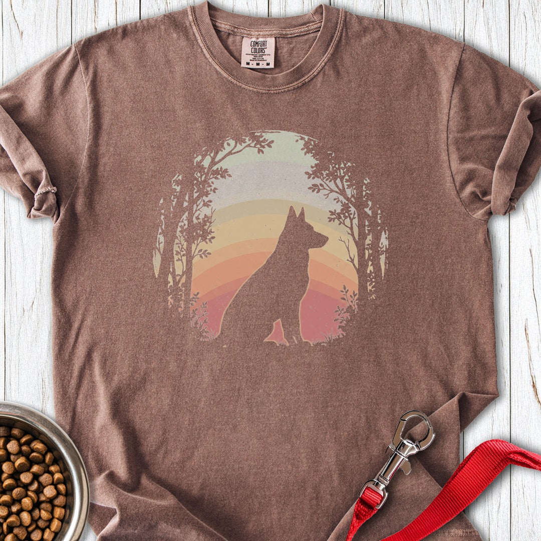 German Shepherd Nature Premium Tee Espresso