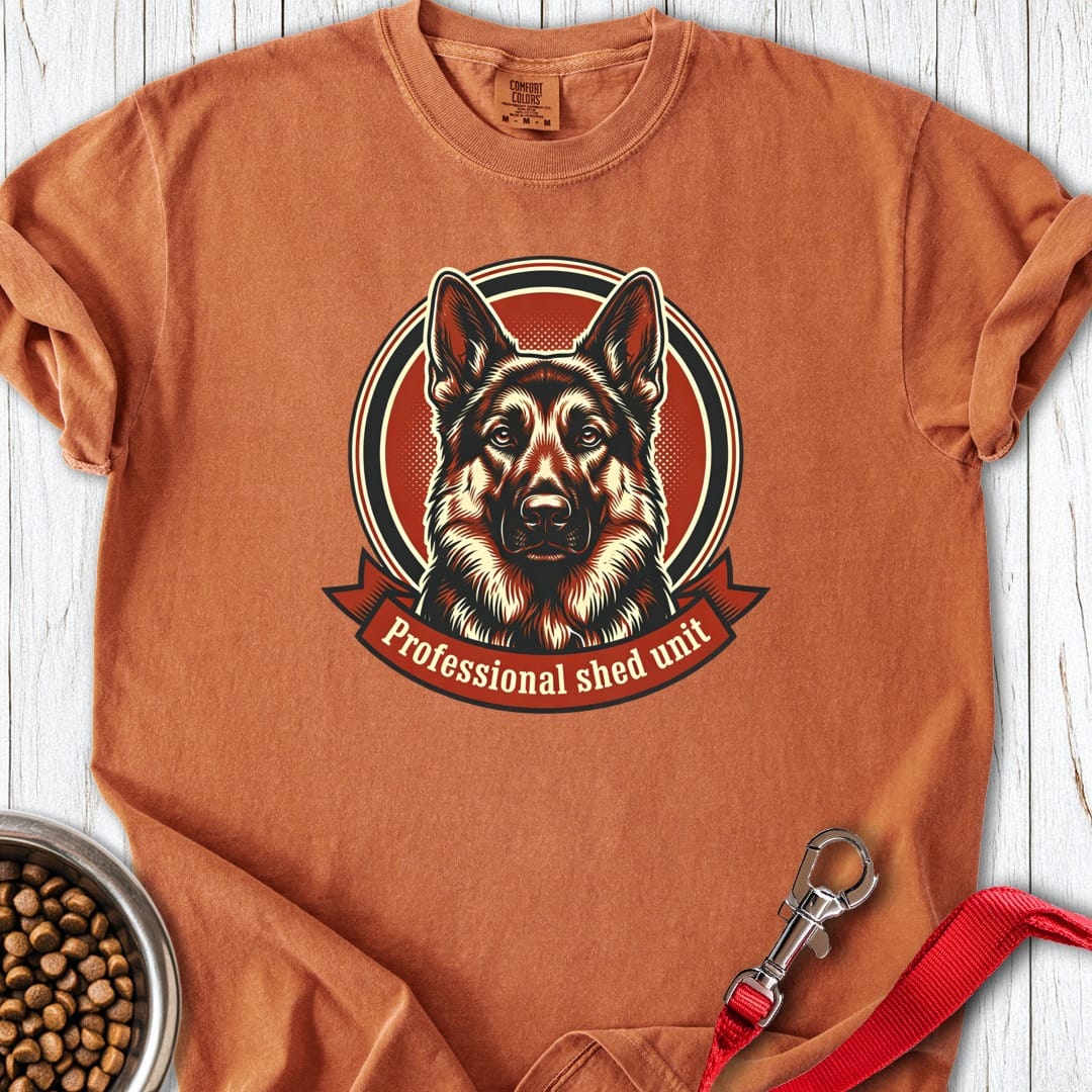 German Shepherd Shed Unit Premium Tee Yam