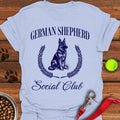 German Shepherd Social Club Light Blue