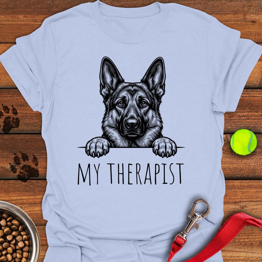 German Shepherd Theraphist Light Blue