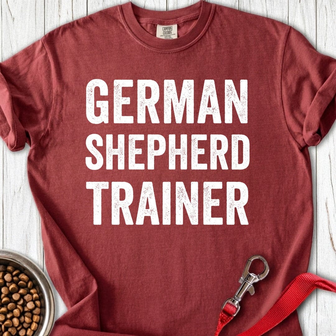 German Shepherd Trainer Premium Tee Brick
