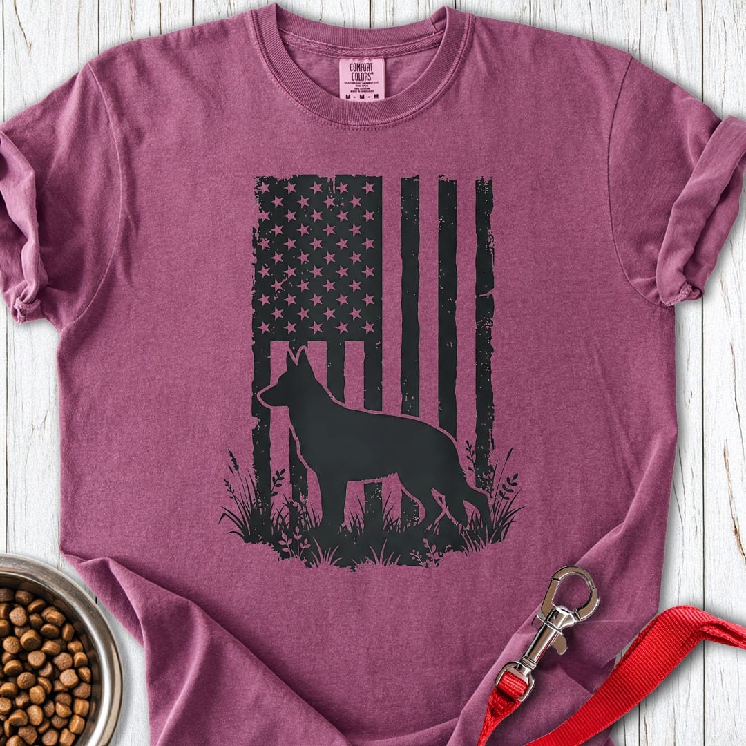 German Shepherd USA Premium Tee Berry