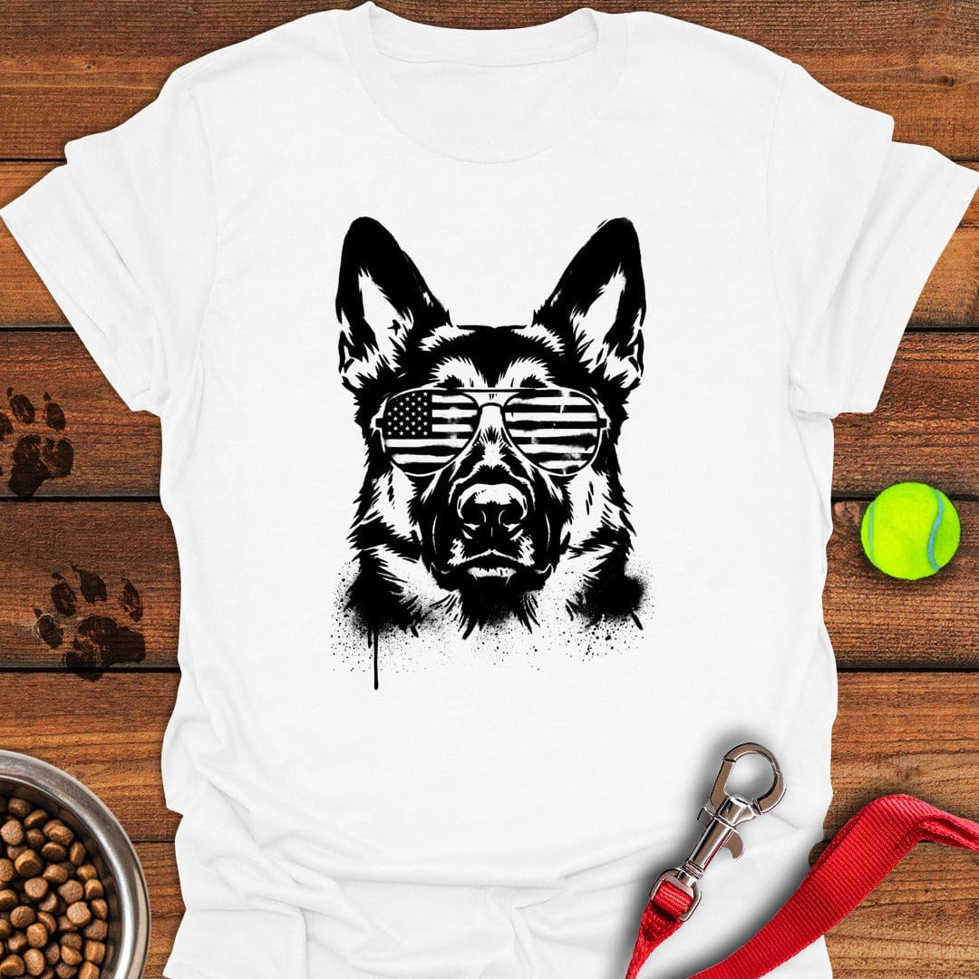 German Shepherd USA White