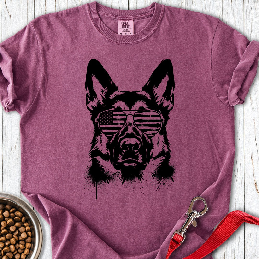 German Shepherd USA Premium Tee Berry