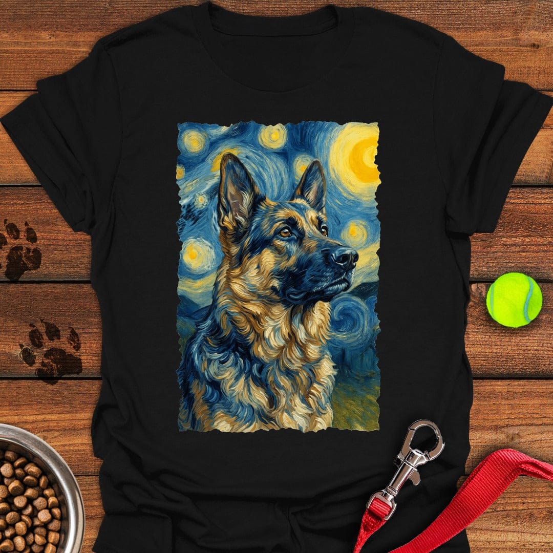 German Shepherd van Gogh Black