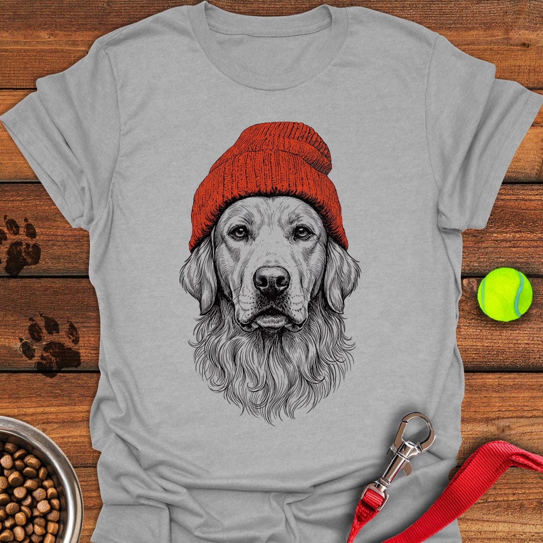 Golden Retriever Beanie Sport Grey