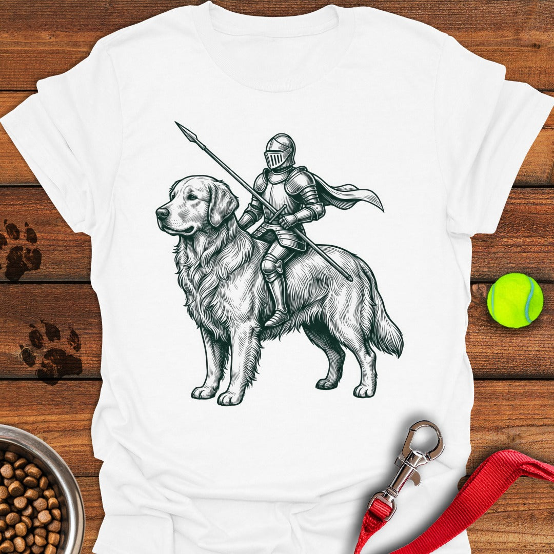 Golden Retriever Knight White