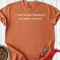 I Like German Shepherds Premium Tee Yam