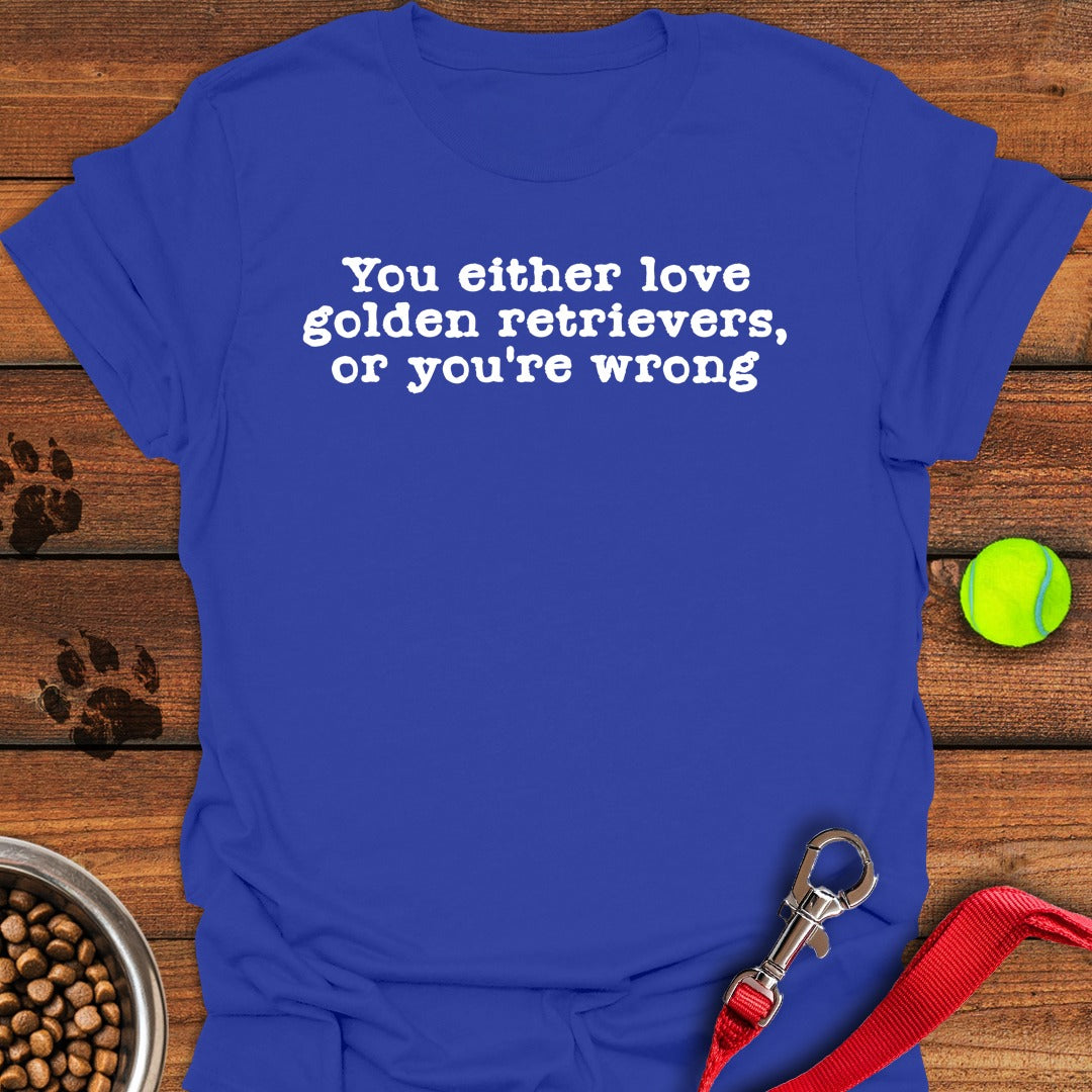 Love Golden Retrievers Royal