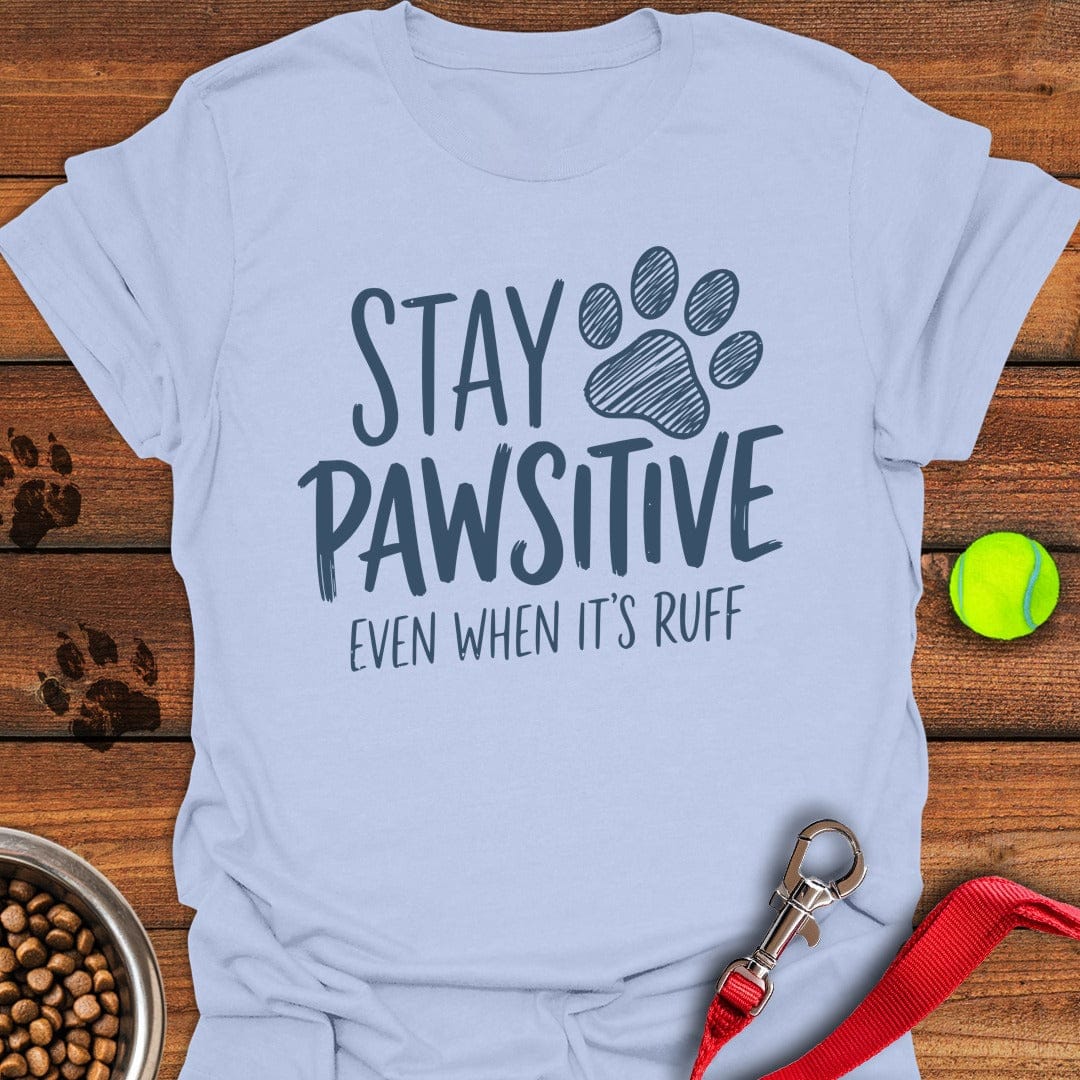 Stay Pawsitive Light Blue