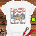 Yellow Labrador Zoomies White